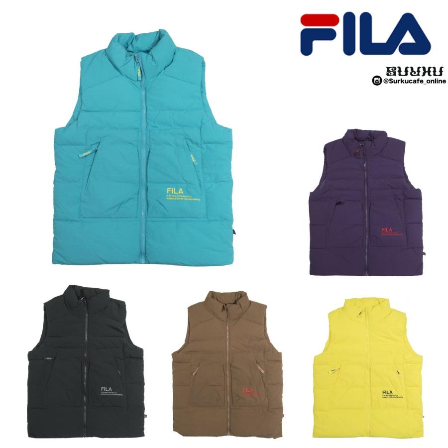 FILA HERITAGE DOWN VEST / 中綿ベスト : Surku Cafe Online