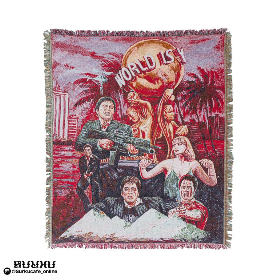 re stock: FOR THE HOMIES SCARFACE Scarface Throw Rug : fth-rug 