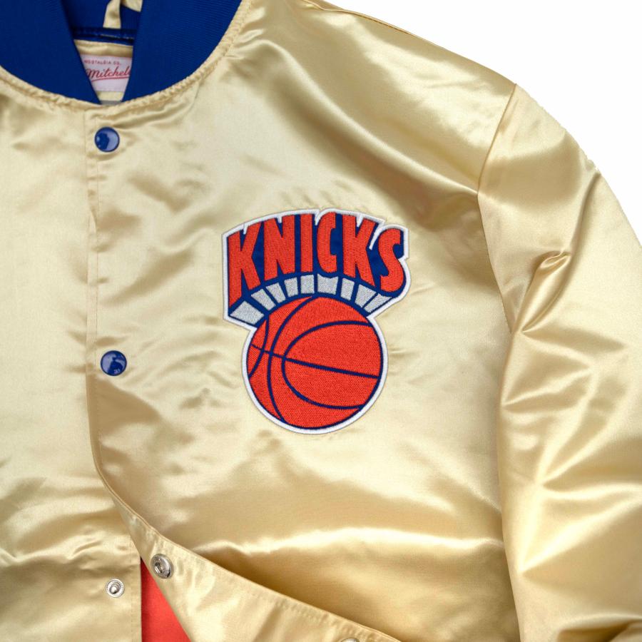 ミッチェルアンドネス ニューヨーク ニックス ナイロン ジャケット NBA L ミッチェルアンドネス（Mitchell&Ness）（メンズ）レトロ