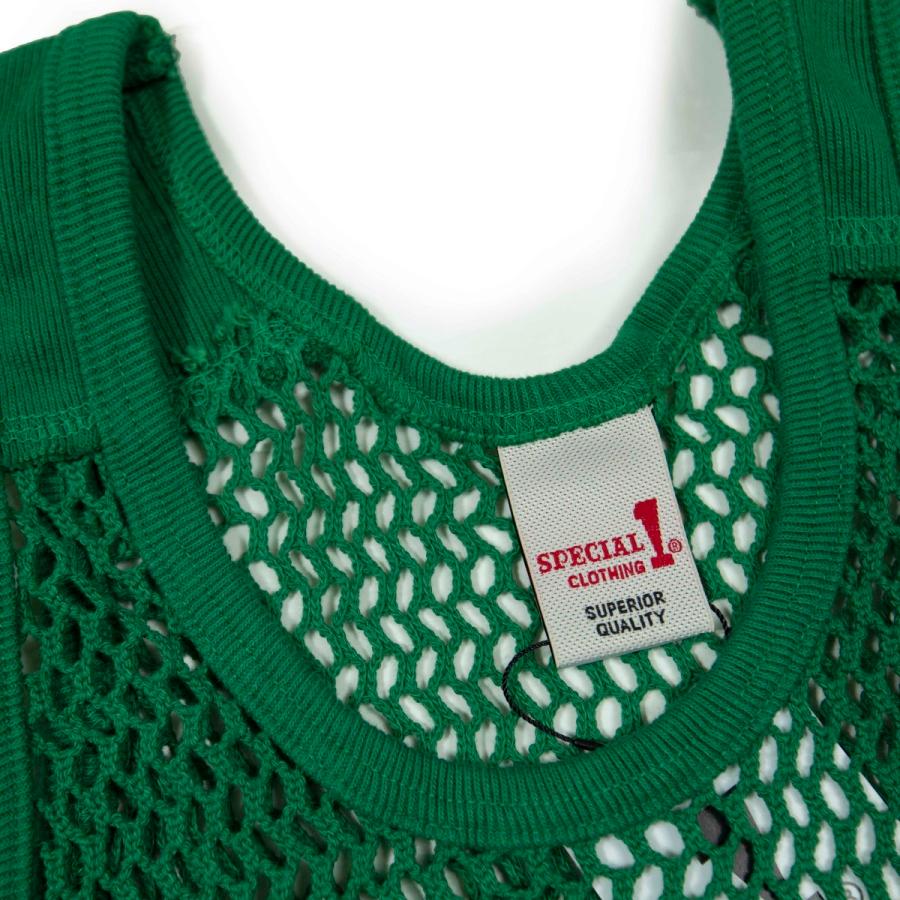 Special 1 clothing スペシャルワン　メッシュタンクトップ　白 SPECIAL 1 CLOTHING ORIGINAL MESH VEST スペシャルワン