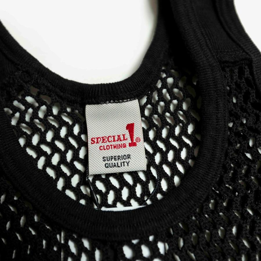 Special 1 clothing スペシャルワン　メッシュタンクトップ　白 sativa420_sp-mesh010