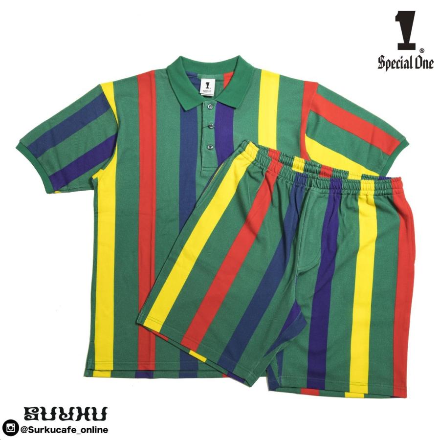 SPECIAL 1 CLOTHING Special スペシャルワン ラスタカラー ストライプ 