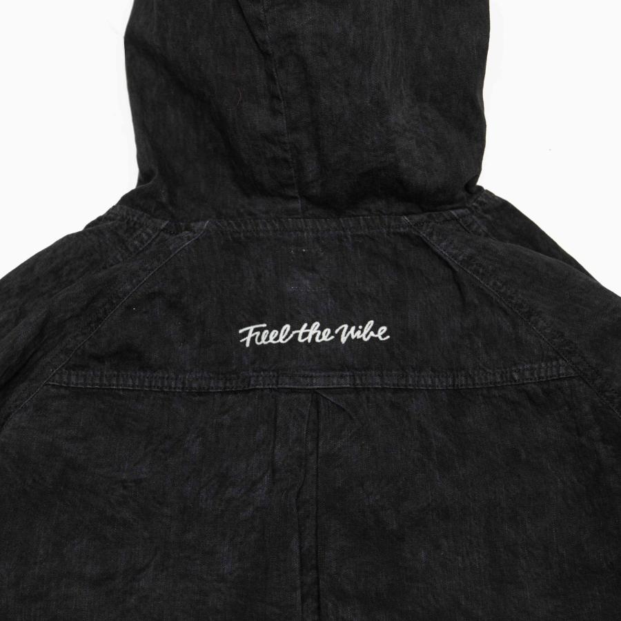 SURKU BLACK HOODED SHIRTS,8oz｜inthestreet-jp｜10