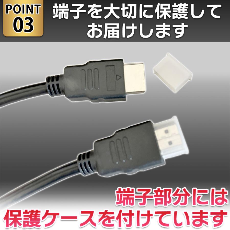 HDMI ケーブル ハイスピード ハイスペック 4k 8K 3D 1.8m フルハイビジョン対応 Ver.2.0｜intrace｜05