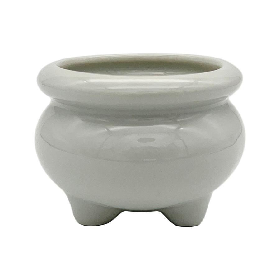香炉 白 4寸 お線香 お香 仏具 仏壇 供養 寺院 寺社仏閣 神具 護摩焚きお盆 彼岸 陶器製 国産 日本製 |  | 01