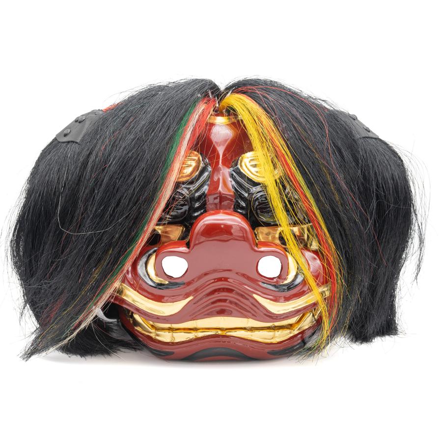 獅子頭 張貫 国産 白毛 1.2尺 獅子舞 祭り 開運 厄除け 神具 祭具 祭事