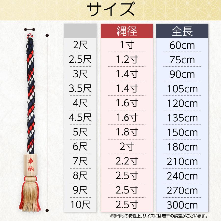 鈴緒 代用麻芯に三色布巻 4.5尺 すずお 鈴紐 すずひも 奉納 社殿 大型 日本製 神具 仏具 お寺用 神社用 寺院用 伝統的な本格鈴緒 ...