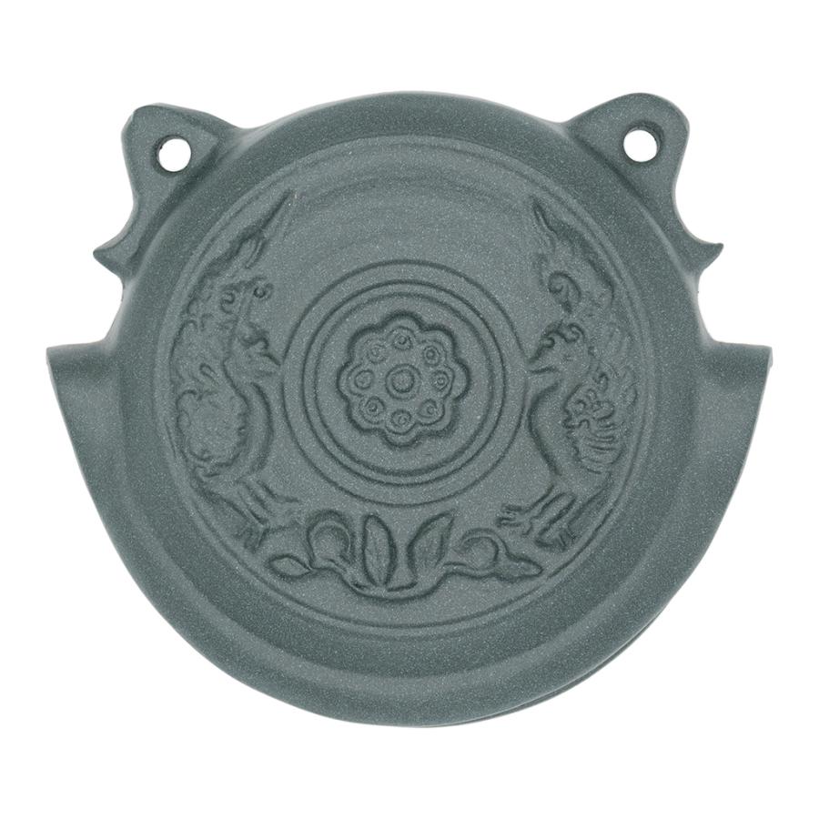 【GO-476】釣鐘 鐸鈴 銅鐸 仏具 仏教 鰐口 青銅色 4寸 真鍮製 鈴 鐘 仏具 神具 寺院 寺社仏閣 神社 仏前
