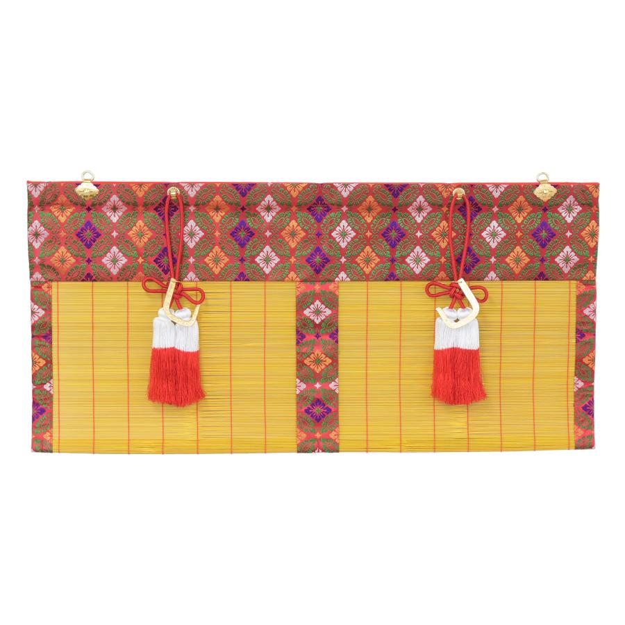 神前御簾既製品 新大和 切房付き 間口4尺×下り1.5尺 簾 すだれ