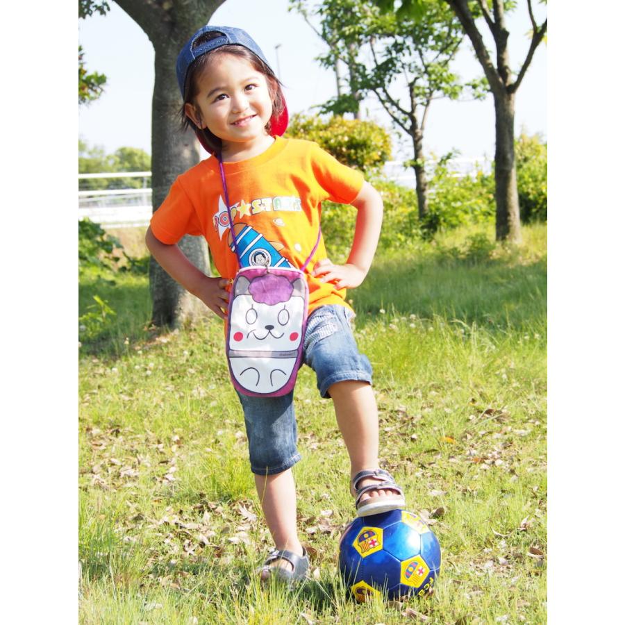 ポシェット キッズ 子供 こども キャラクター 肩掛け カバン バッグ 薄い 軽い 小さい 斜めがけ カワイイ 可愛い かわいい 綿 帆布 国産 女の子 男の子 |  | 03