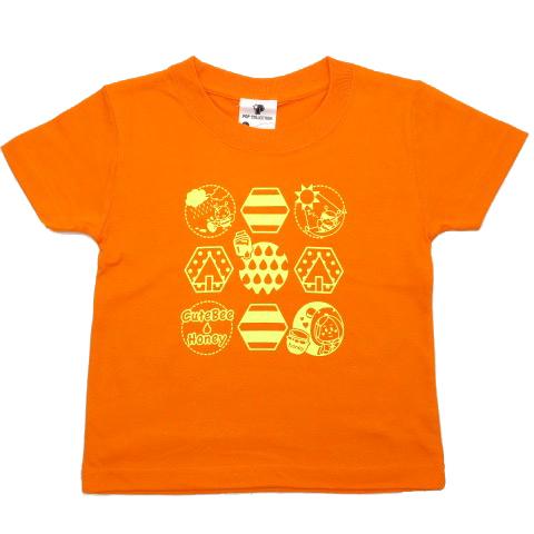 Tシャツ 女の子 おしゃれ オシャレ キッズ 半袖 キャラクター  小学生 高学年 90cm 100cm 110cm 120cm 130cm オレンジ 緑 ライトブルー イラスト |  | 02