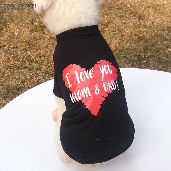 I love you mom & DADロゴTシャツ・カットソー/シャツ｜inufukuchoice｜02