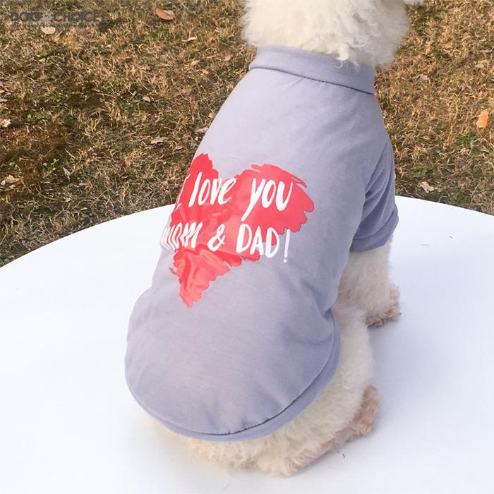 I love you mom & DADロゴTシャツ・カットソー/シャツ｜inufukuchoice｜03