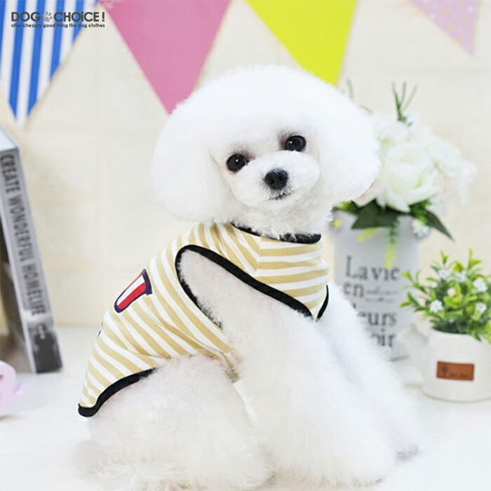 送料無料 背中のサングラスとおヒゲのイラストが可愛いボーダータンクトップ タンクトップ Tシャツ ノースリーブ ランニング 部屋着 抜け毛防止 犬服 ペット服 Beard Tanktop 犬服と猫グッズのお店choice 通販 Yahoo ショッピング