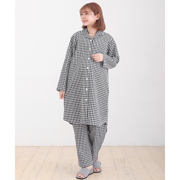 INUJIRUSHI 犬印本舗 マタニティパジャマ コットン100% 前開きタイプ