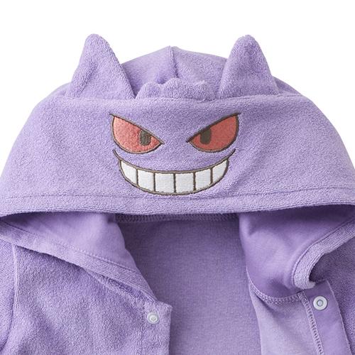 Pokemon（ポケモン） 爆買 モンポケ ゲンガーフード付きカバーオール