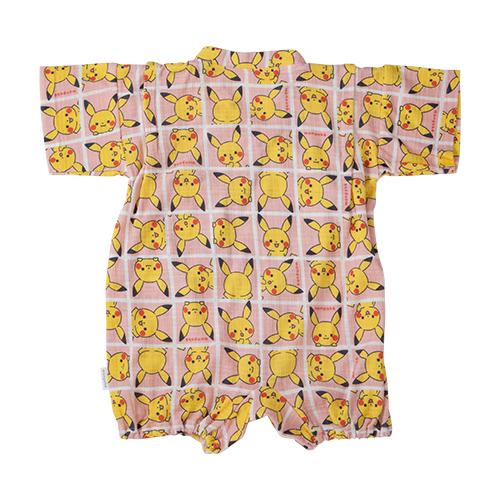 Pokemon（ポケモン） モンポケ ピカチュウこんにちは柄甚平コンビ