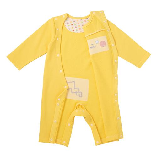 新品未使用⭐︎ピカチュウロンパース(70〜80cm) Pokemon（ポケモン） 爆買 モンポケ 綿100％ ロンパース ピカチュウ