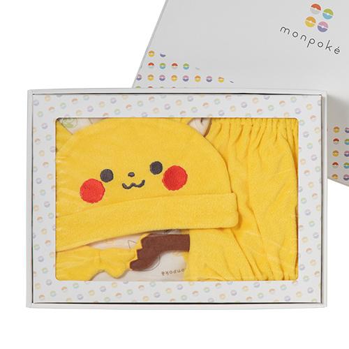 Pokemon（ポケモン） モンポケ ベビー服 3点セット 帽子 ボディミニ