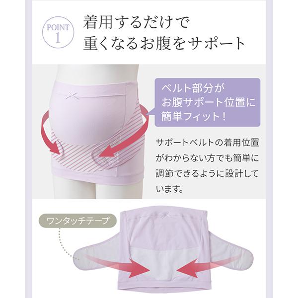 INUJIRUSHI 犬印本舗 マタニティ これ1枚で らくちん 妊婦帯 腹帯