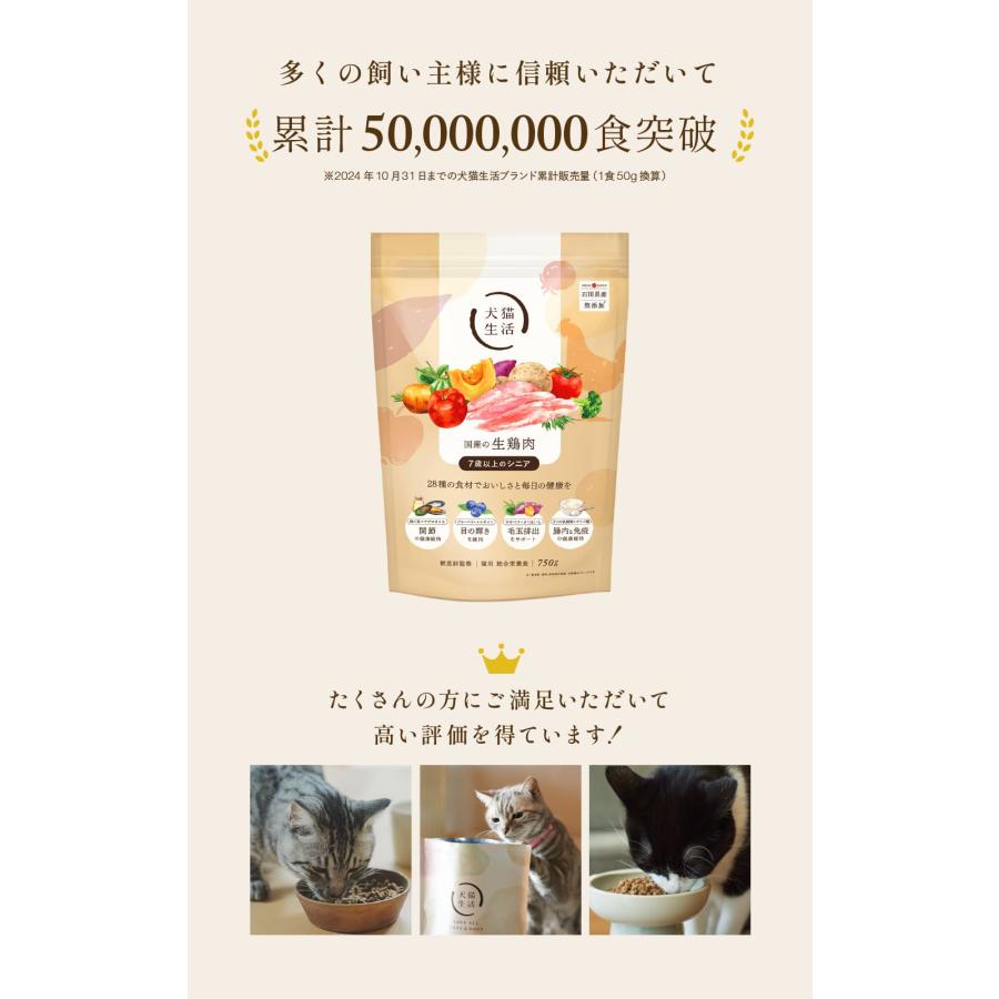 犬猫生活 【特典付き】犬猫生活 キャットフード シニア 国産の生 犬猫生活 【特典付き】犬猫生活 キャットフード シニア 国産の生