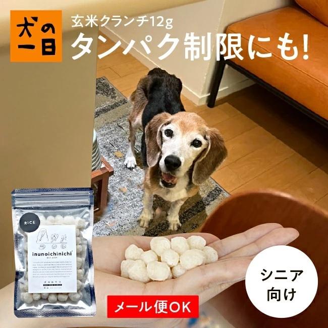 犬　おやつ　シニア犬　クッキー　玄米　クランチ　無添加　国産　玄米クランチ 12g | 