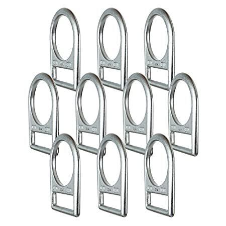 受注生産対応 Fusion Climb Fluxion炭素鋼ドロップ鍛造シングルスロットスチールdリング銀wll 5000ポンドで10パック 最 安 商品 Gafa Mx