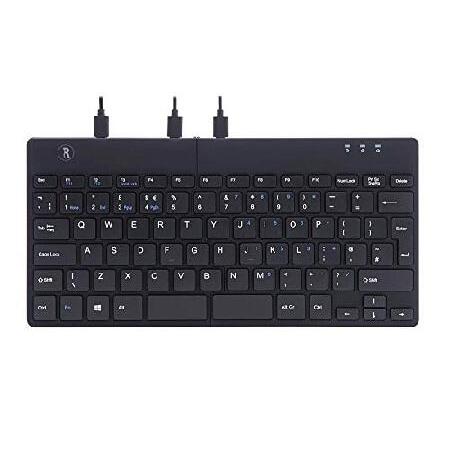R-Go Tools R-Go Split Ergonomic Keyboard， QWERTY (UK)， black， wired Go