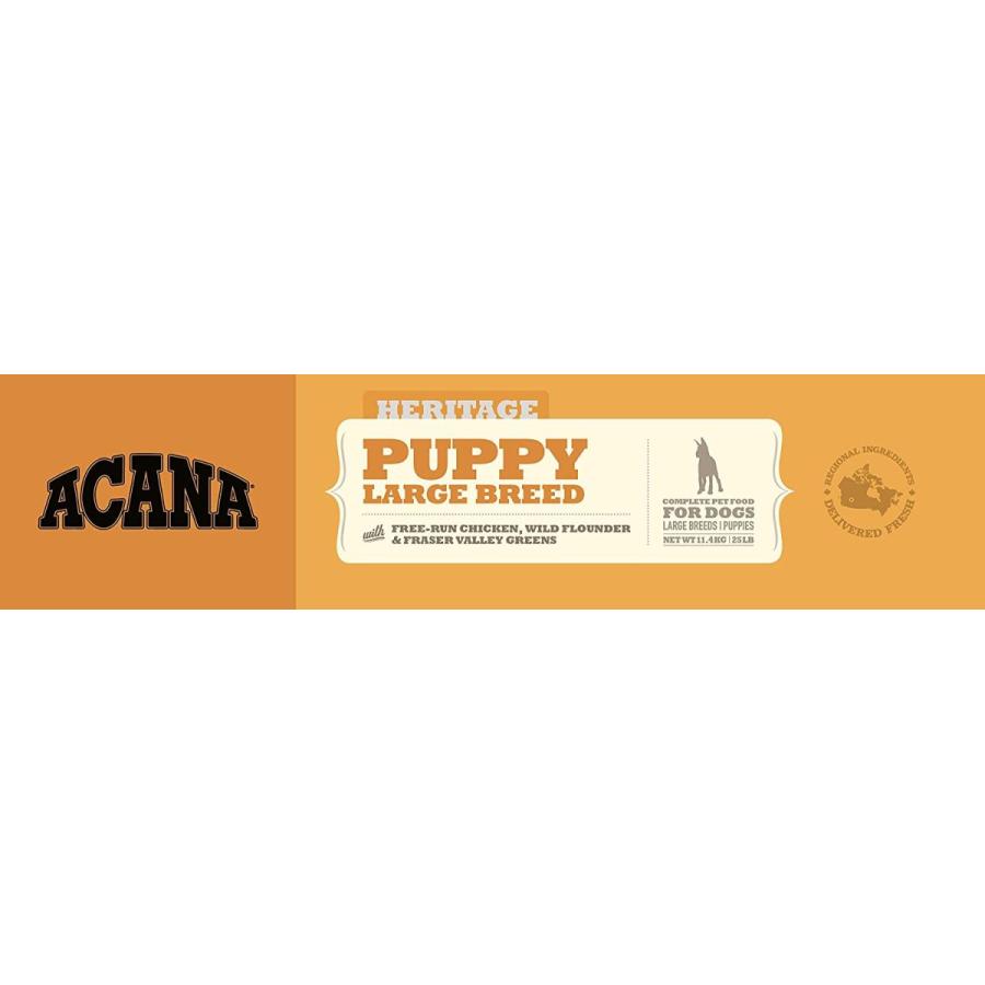 ACANA（アカナ） 【正規品】アカナ パピーラージブリード 11.4kg : 犬