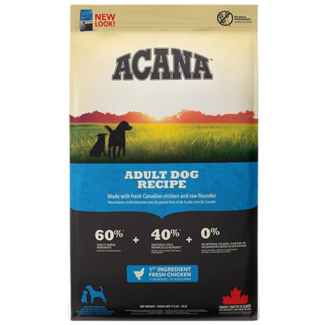 ACANA（アカナ） 【正規品】アカナ アダルトドッグレシピ 11.4kg : 犬