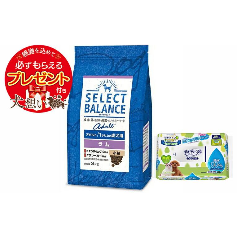 SELECT BALANCE セレクトバランス アダルト ラム 小粒 1才以上の成犬