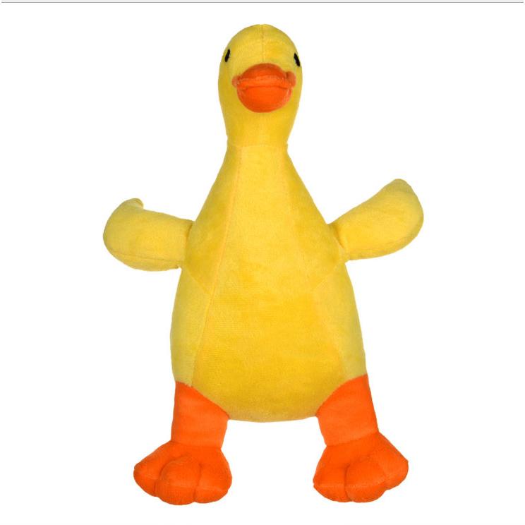 大型 犬 ぬいぐるみ 音 鳴る おもちゃ あひる 中型犬 鳥 犬屋 Hoopet 爆安 大型犬用 アヒル 鴨