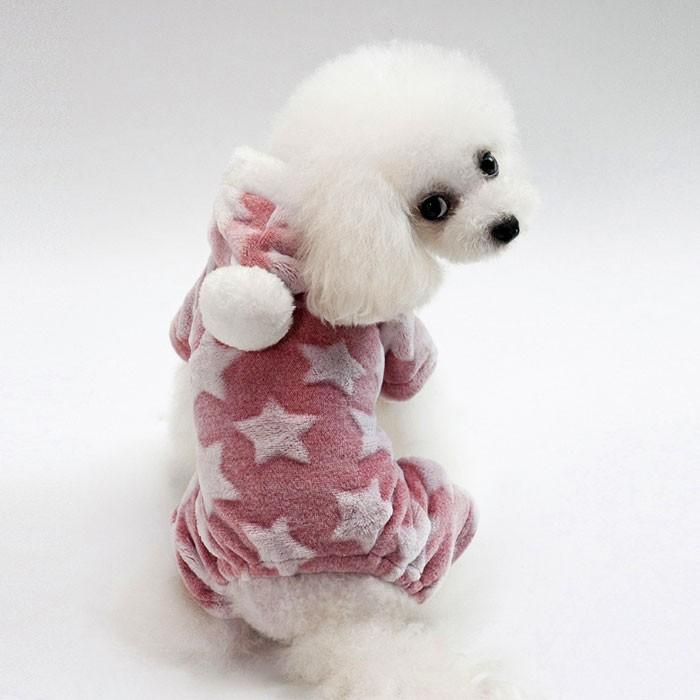 犬 服 パジャマ 星柄 秋 冬 フリース フード 小型犬 猫服 グッズ 暖か ふわふわ もこもこ 部屋着 つなぎ ロンパース Idwt Ch123 犬屋 Yahoo 店 通販 Yahoo ショッピング