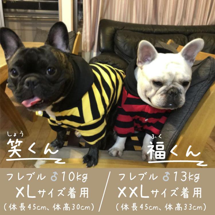 売り切り 犬 犬服 冬服 （ シープボア パーカー ボーダー 小型犬用 