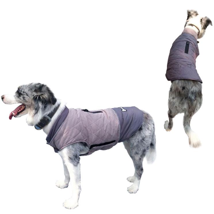 犬 犬服 冬服 （ 骨マーク 軽量 キルティング リバーシブル ベスト