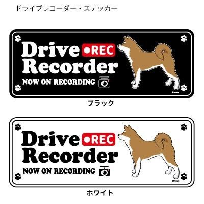 ステッカー （英語)  ドラレコ シルエット セット 大1枚小2枚 ）柴犬 （ 茶 ） 小型犬 犬 ドライブレコーダー シール 犬屋 いぬや｜inuya