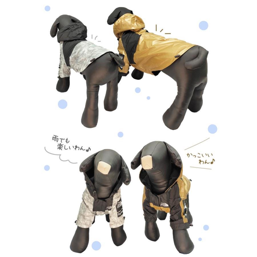 （ 犬 レインウェア ） 小型犬 中型犬 THE DOG FANS レインコート 雨具 カッパ ドッグ ドッグウェア 着せやすい 犬服 柴犬 ラブラドール 犬 犬屋 防寒 春 夏 秋｜inuya｜11