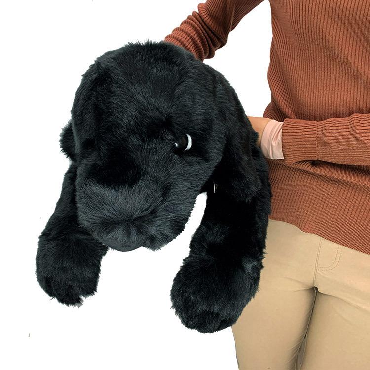 吉徳大光 ( 人形の吉徳製 ) ぬいぐるみ 犬 特大 ! 黒ラブ L 吉徳大光 ( 人形の吉徳製 ) ぬいぐるみ 犬 特大 ! 黒ラブ L