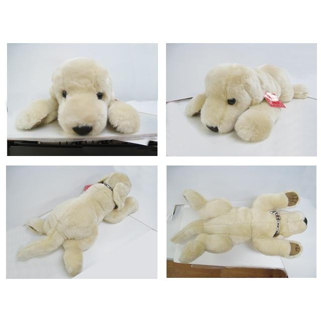 （ 人形の吉徳） ぬいぐるみ 犬 ラブラドール イエロー Lサイズ 特大 60cm ビッグサイズ レトリバー お誕生日 ギフト プレゼント 犬屋の画像