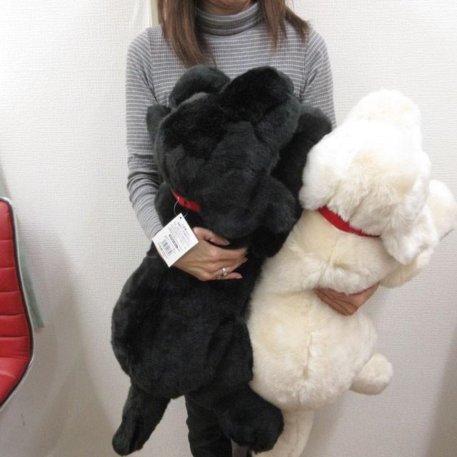 （ 人形の吉徳） ぬいぐるみ 犬 ラブラドール イエロー Lサイズ 特大 60cm ビッグサイズ レトリバー お誕生日 ギフト プレゼント 犬屋の画像
