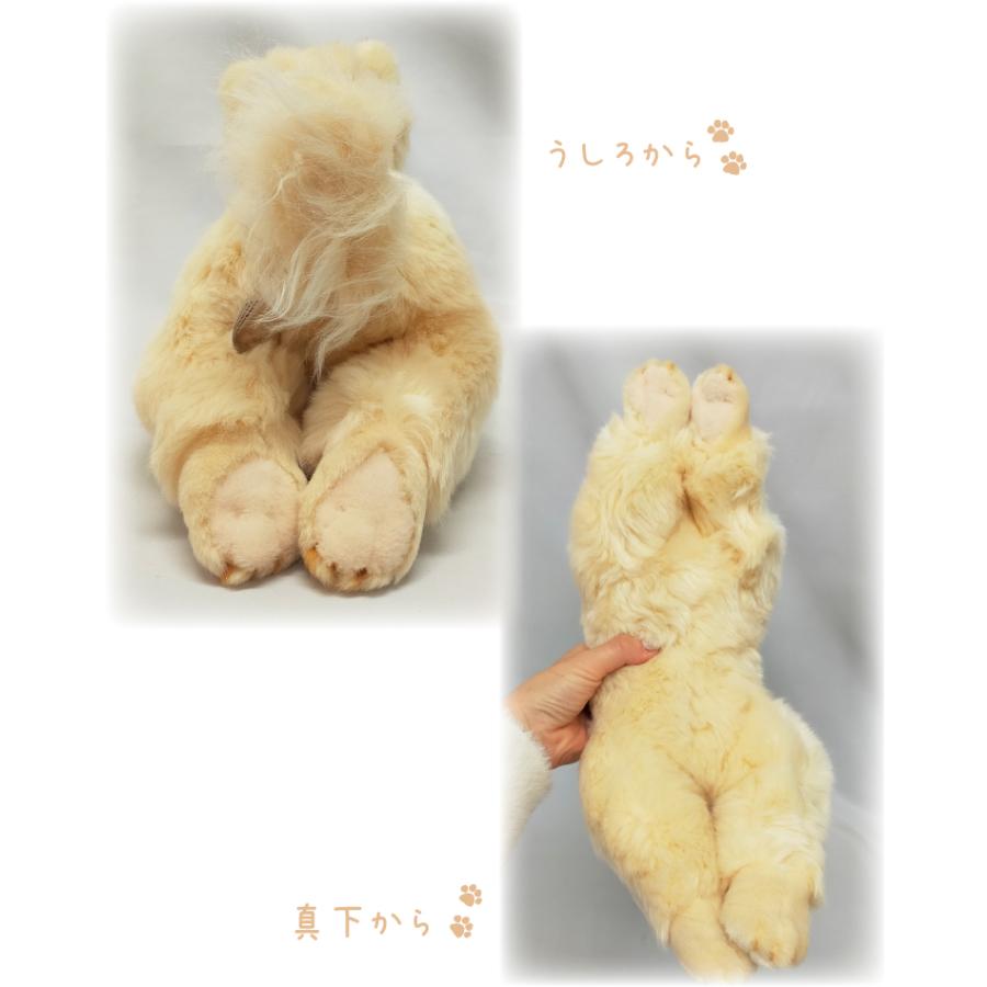 コバヤシぬいぐるみ　犬　ポメラニアン　スピッツ　昭和レトロ　ぬいぐるみ　クリーム コバヤシぬいぐるみ 犬 ポメラニアン スピッツ 昭和レトロ ぬいぐるみ