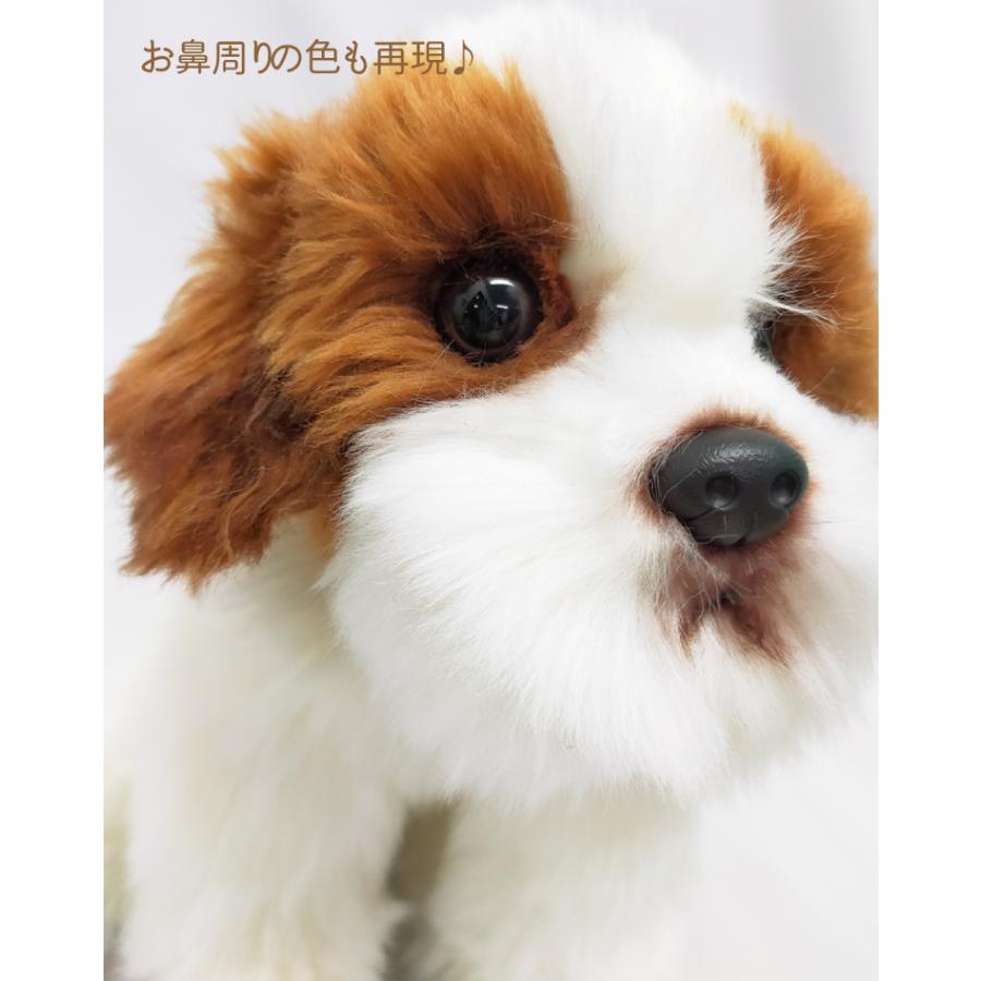 犬のぬいぐるみ 白と茶色 3頭 zn-ch051.jpg