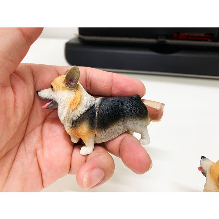 コーギー メモスタンド 3分割 マグネット ） 雑貨 グッズ 置物