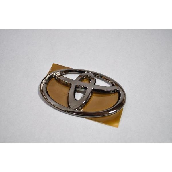 カラー　エンブレム　送料無料　２００系　ハイエース　リアＴマーク　ブラック　カーパーツ　純正　メッキ