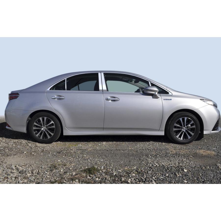 220系 クラウン 8pフルセット 日本製最高級超鏡面ステンレスピラーパネル