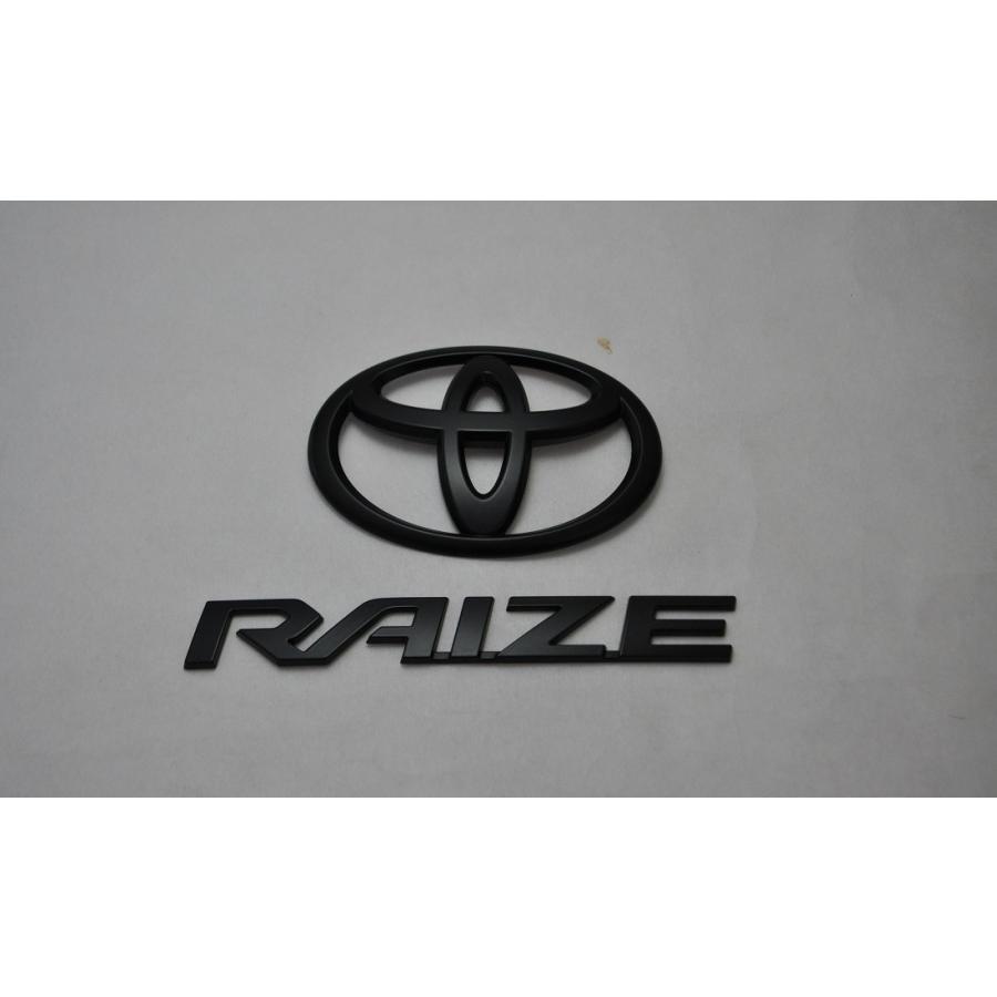 マットブラック/ピアノブラック　エンブレム　送料無料　Ａ２００/２１０Ａ　ライズ　ＲＡＩＺＥ　３点セット　純正　メッキの画像