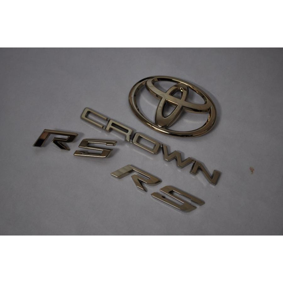 カラー エンブレム 送料無料 ARS220系 クラウンRS 4点 