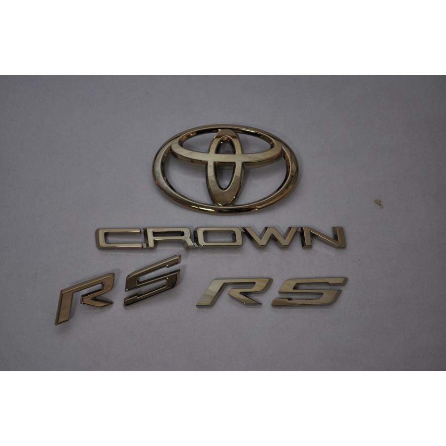 カラー エンブレム 送料無料 ARS220系 クラウンRS 4点 