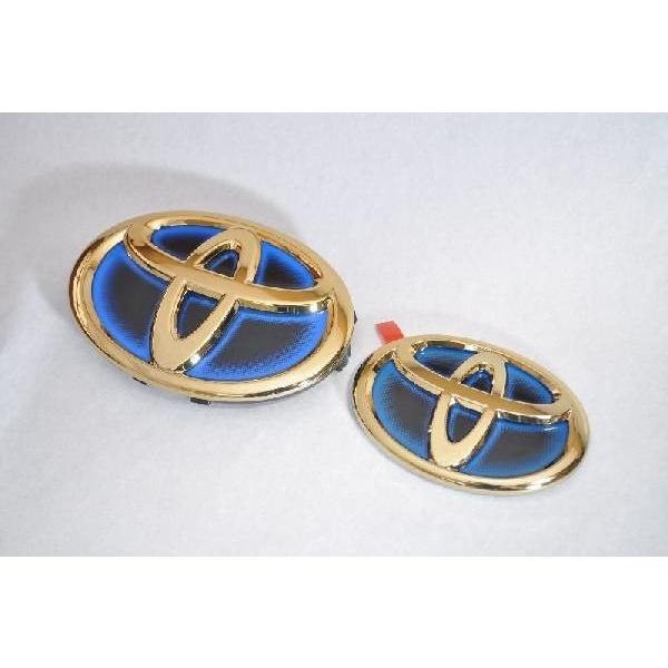 カラー　エンブレム　送料無料　ＡＶＶ５０　カムリ　ハイブリッド　フロント/リアＴマーク　ゴールド　カーパーツ　純正　メッキ