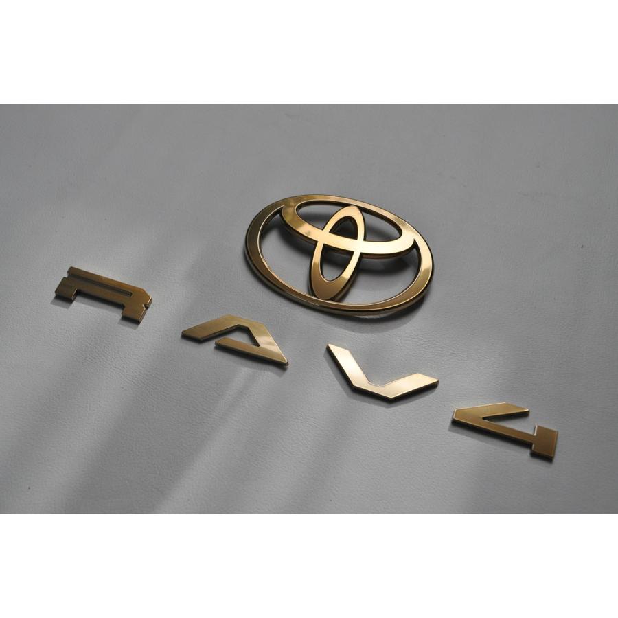 AXAN64 RAV4 マットブラックorピアノブラックorカラー エンブレム2点